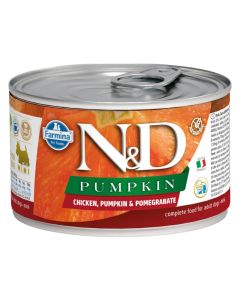 N&D Can Dog PM Mini Chicken, Pumkin and Pomegranate 140 g Hrana za pseSo cheap