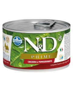 N&D Can Dog Prime Mini Chicken and Pomegranate 140 g Hrana za pseSo cheap