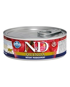 N&D Can Cat Quinoa Weight Management 80 g Hrana za mačkeSo cheap