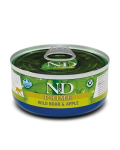 N&D Can Cat Prime Wild Boar and Apple 70 g Hrana za mačkeSo cheap