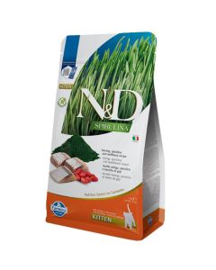 N&D SPIRULINA Cat Herring Kitten 1.5 kg Hrana za mačke So cheap