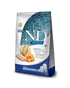 N&D OCEAN Puppy Cod Pumkin Cantaloupe Melon Medium and Maxi 12 kg Hrana za pseSo cheap