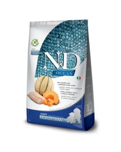 N&D OCEAN Puppy Cod Pumkin Cantaloupe Melon Medium and Maxi 2.5 kg Hrana za pseSo cheap