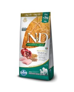 N&D ANCESTRAL GRAIN Selection Chicken Pomegranate Medium and Maxi 15 kg Hrana za pseSo cheap