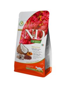 N&D QUINOA Cat Skin Coat Herring and Coconut 5 kg Hrana za mačkeSo cheap