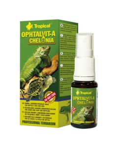 TROPICAL OPHTALVIT-A CHELONIA 15 ml Preparat sa ekstraktom lavande i vidca za zaštitu očiju i kože reptilaSo cheap