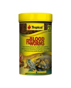 TROPICAL FD Blood Worms Osušeni crvići 17 g Hrana za ribe i gmizavceSo cheap