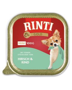 RINTI FI92023 Gold Mini Govedina i jelen 100 g Pašteta za male odrasle pseSo cheap