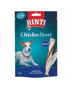 RINTI FI91640 Chicko Dent M Pletenica za žvakanje sa pačetinom 150 g Dentalna poslastica za pseSo cheap