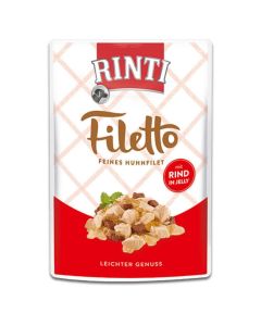 RINTI FI95403 Filetto Piletina i govedina u želeu 100 g Sos za pseSo cheap