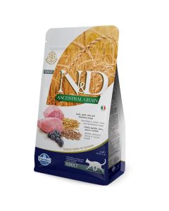 N&D ANCESTRAL GRAIN Cat Lamb & Blueberry 5kg Hrana za mačkeSo cheap