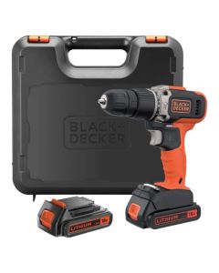 BLACK & DECKER BCD003C2K Akumulatorska vibraciona bušilica-odvrtač + 2 x akumulator 1.5 Ah + koferSo cheap