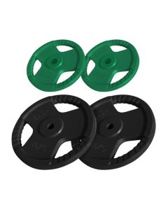 GORILLA SPORTS 2 x 5 kg i 2 x 10 kg Set gumiranih tegovaSo cheap