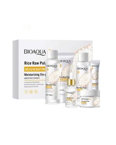 BIOAQUA 6u1 Pirinčana pulpa Set za negu licaSo cheap