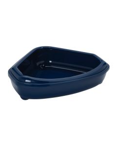 MODERNA Corner Tray + Rim Ugaoni otvoreni toalet za mačke sa ramom PlaviSo cheap