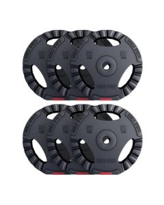 GORILLA SPORTS 6 x 5 kg Set plastičnih tegova sa rukohvatimaSo cheap