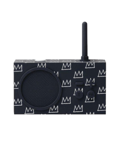 LEXON LA119BSQ-AN Tykho 3 Jean-Michel Basquiat Crown Black Bluetooth zvučnik sa FM radiomSo cheap