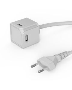 ALLOCACOC USB Powercube White 10464WT/EUEUMC, 1.5m USB Produžni KablSo cheap