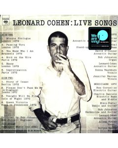 Leonard Cohen - Live SongsSo cheap