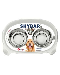 MODERNA Skybar 16" Large Sto sa činijama za pse BelaSo cheap