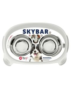 MODERNA Skybar 12" Medium Sto sa činijama za pse BelaSo cheap