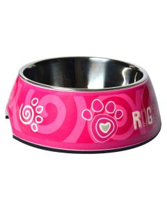 ROGZ Bubble Bowlz L Pink Paw ČinijaSo cheap