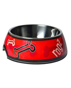 ROGZ Bubble Bowlz L Red Rogz Bone ČinijaSo cheap