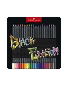 FABER CASTELL  Black edition 1 Drvene bojice 1/24So cheap