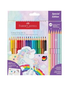 FABER CASTELL Grip Jednorog pastel 201543 Drvene bojice 1/18 + 6So cheap