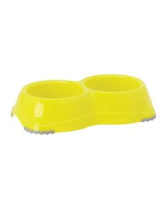 MODERNA Smarty 1 Double Bowl 2x330 ml Činija za ljubimce Lemon YellowSo cheap