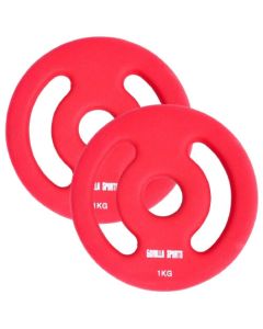 GORILLA SPORTS Set od dva gumirana tega 2 x 1 kgSo cheap