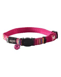 ROGZ Neocat 11mm Safelock Collar 20-31 cm Ogrlica za mačke Pink Candy StripesSo cheap