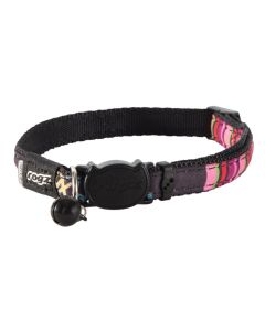 ROGZ Neocat 11mm Safelock Collar 20-31 cm Ogrlica za mačke Black CandystripesSo cheap