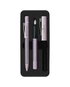 FABER CASTELL 201533 Set Grip Hemijska olovka + Nalivpero M Glam PearlSo cheap