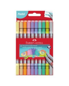 FABER CASTELL 151112 Flomasteri Dupli 1/10 PastelSo cheap