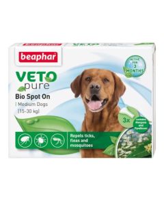 BEAPHAR Vetopure Bio Spot On Dog M (15-30 kg) Preparat protiv insekata za pseSo cheap