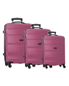 EMPIRE Porto Vino roze Set od tri koferaSo cheap