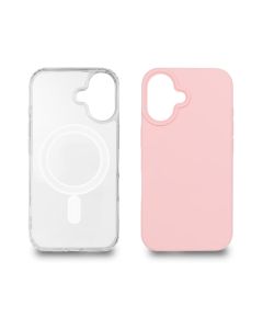 JUST IN CASE 2u1 Extra case MAG MIX PLUS paket PINK za iPhone 16 PlusSo cheap