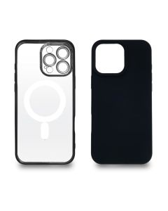 JUST IN CASE 2u1 Extra case MAG MIX PLUS paket CRNI za iPhone 16 ProSo cheap