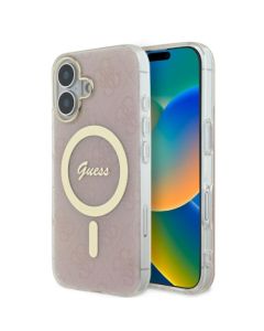 GUESS Zaštitna maska sa MagSafe za iPhone 16 4G PinkSo cheap