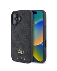 GUESS Zaštitna maska sa MagSafe za iPhone 16 Classic BlackSo cheap