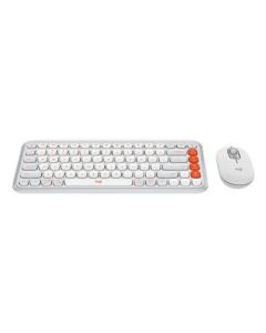 LOGITECH Pop Icon Combo Off White & Orange Tastatura i mišSo cheap