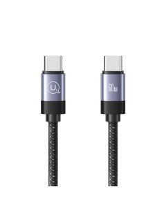 USAMS Magnetni USB-C 1m Black SJ704USB01 KablSo cheap