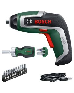 BOSCH 06039E0002 IXO 7 Akumulatorski odvrtač + 10-delni set bitova + Odvrtač sa čegrtaljkomSo cheap