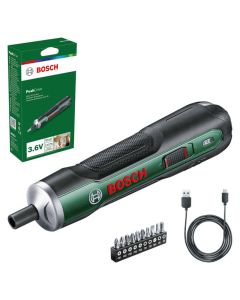 BOSCH 06039C6002 PushDrive Akumulatorski odvrtač + 10-delni set bitovaSo cheap