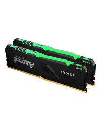 KINGSTON Fury Beast RGB 32GB (2 x 16GB) DDR4 3200MHz CL16 - KF432C16BBAK2/32So cheap