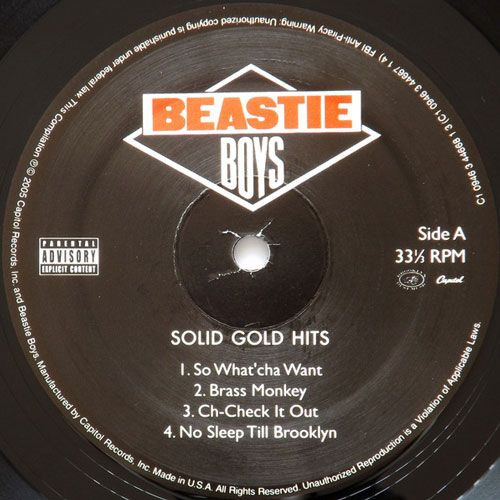 Beastie Boys ‎– Solid Gold Hits | Gigatron